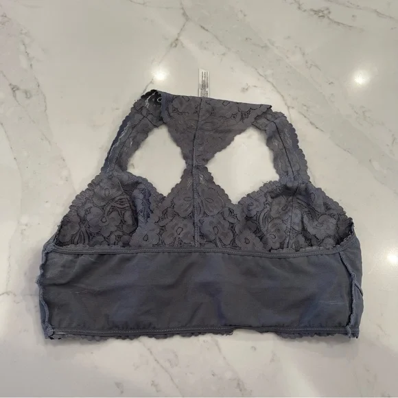 Free People Intimately grey lace Gallon racerback - Picture 12 of 14